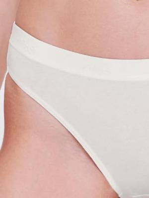 2-pack dames high leg slip Go Casual - Biologisch katoenen hoog opgesneden dames onderbroek - Milieuvriendelijke slips dames