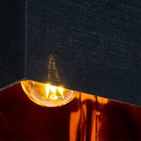 QAZQA Moderne plafondlamp zwart met goud - VT - thumbnail