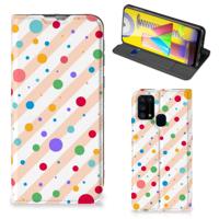 Samsung Galaxy M31 | Hoesje met Magneet | Dots - thumbnail