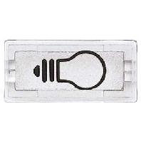 Merten 395669 Wipschakelaar licht Transparant 1 stuk(s)