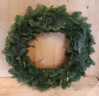 Kerstkrans Nobilis Groot Kerstgroen circa dia. 50 cm Warentuin Natuurlijk - Warentuin natuurlijk - thumbnail