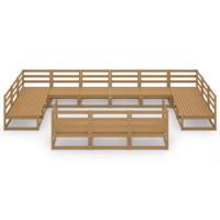 13-delige Loungeset massief grenenhout - thumbnail