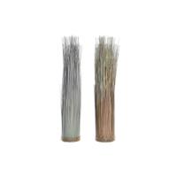 Decoratieve plant DKD Home Decor 25 x 25 x 68 cm Bruin Polyethyleen Groen (2 Stuks) - thumbnail