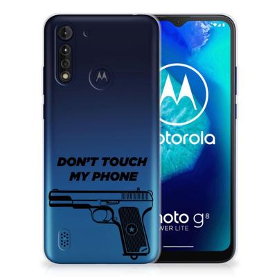 Motorola Moto G8 Power Lite Silicone-hoesje Pistol DTMP Motorola Moto G8 Power Lite Silicone-hoesje Pistol DTMP
