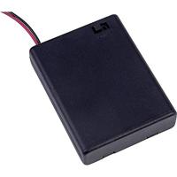 TRU COMPONENTS SBH441AS Batterijhouder Aantal cellen: 4 AAA (potlood) Kabel - thumbnail