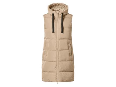 esmara Lange dames bodywarmer (Beige, M (40/42))