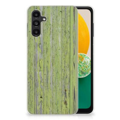 Samsung Galaxy A13 | A04s | Bumper Hoesje | Green Wood