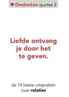 De 74 beste uitspraken over relaties (Hardback) - thumbnail