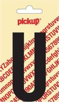 Plakletter Nobel Sticker zwarte letter u Pickup - Pickup - thumbnail