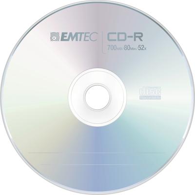 Emtec ECOC801052SL lege cd CD-R 700 MB 52x 10 stuk(s)