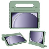 Accezz Kidsproof Backcover met handvat Samsung Galaxy Tab A9 Tablethoesje Groen - thumbnail
