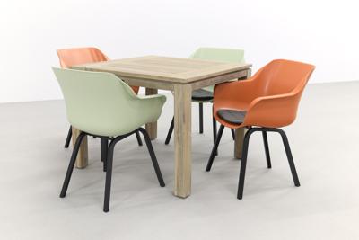 Hartman Sophie tuinstoel terra & french|Rome grey 100 cm. - 5-delig Hartman Sophie tuinstoel terra & french|Rome grey 100 cm. - 5-delig