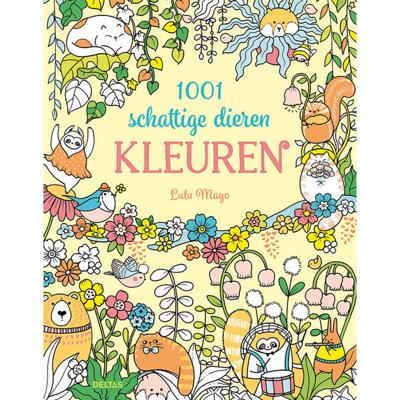 1001 Schattige Dieren Kleuren - Paperback (9789044760453)