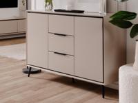 Dressoir ANOLARO 2 deuren 3 lades zand - thumbnail