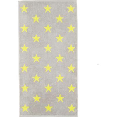Cawö Cawö New Stars 6260 Handdoek 50x100 platin/lime