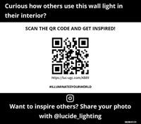 Lucide FIX - Wandlamp - 1xE27 - Wit - thumbnail