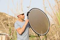 Manfrotto opvouwbaar reflectiescherm 75cm sunfire/wit - thumbnail