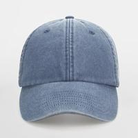 Beechfield CB655 Low Profile Vintage Cap - Vintage Light Denim - One Size - thumbnail
