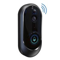 M108 720P 6400mAh Smart WIFI Video visuele deurbel Support telefoon tele-Monitoring & Real-time spraak Intercom (zwart) - thumbnail
