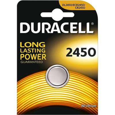 5 x Duracell CR 2450 Lithium (5 blisters à 1 batterij) 5 batterijen