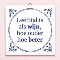 Tegeltje Leeftijd is als wijn - thumbnail