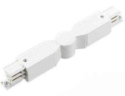 Nordic hoekstuk instelbaar tbv. rail wit 5050042