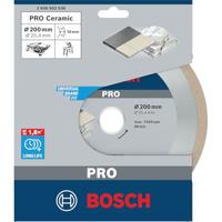 Bosch Accessoires Diamantdoorslijpschijf Best for Ceramic 200 x 25,40 x 2,2 x 10 mm 1st - 2608602636 - thumbnail