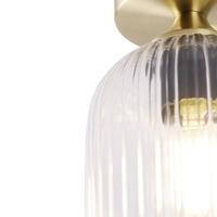 QAZQA Smart plafondlamp messing incl. Wifi A60 - Banci - thumbnail