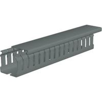 Weidmüller 2590090000 Kabelgoot (l x b x h) 2 m x 37.5 mm x 75 mm 16 stuk(s) Donkergrijs - thumbnail