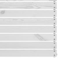 9-delige Loungeset massief grenenhout wit - thumbnail