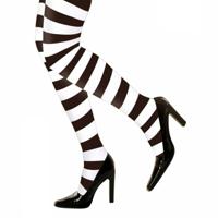 Panty Zwart/Wit Gestreept - thumbnail