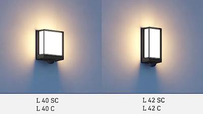 Steinel LED AUSSENLEUCHTE L 40 SC ANT 085247 LED-buitenlamp met bewegingsmelder (wand) LED Zonder 12.9 W Antraciet-grijs