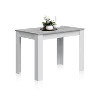Eettafel - CLoe - Rechthoekig - Artik Wit / Beton - 109 x 67 x 78 cm - thumbnail