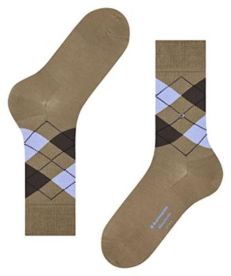 Burlington Manchester Katoenen Heren Sokken - Biologisch katoenen heren kousen met ruit print