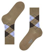 Burlington Manchester Katoenen Heren Sokken - Biologisch katoenen heren kousen met ruit print - thumbnail