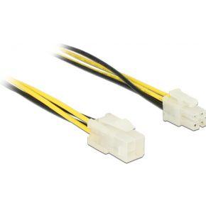 Delock Stroom Aansluitkabel 0.3 m Zwart, Wit, Geel Delock Stroom Aansluitkabel 0.3 m Zwart, Wit, Geel