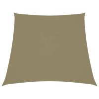 VidaXL Zonnezeil trapezium 3/5x4 m oxford stof beige - thumbnail