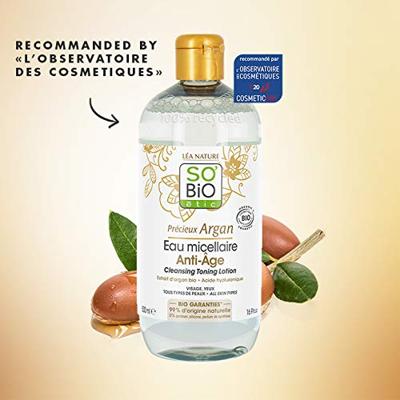 So Bio Etic Argan anti-aging micellar water 500 Milliliter