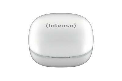 Intenso Buds Pro TWS True Wireless koptelefoon T512HAE met hybride ANC, ENC, Bluetooth en tot 35 uur muziekweergave, wit