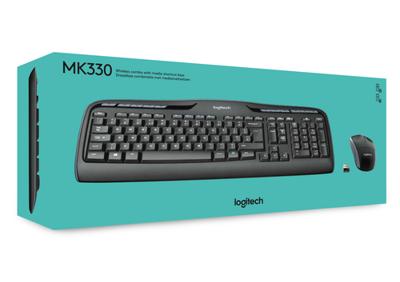 Logitech MK330 desktop zwart - thumbnail