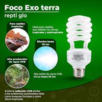 UVB compacte fluorescentielamp voor terrarium - EXO TERRA - Reptiel UVB 100 - Tropisch en subtropisch klimaat 26W - thumbnail