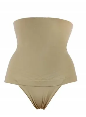 J&C corrigerende stringband - buikcorrectie - Shapewear buik - zwart - beige - S - Huidskleur- Corrigerend ondergoed - S- Corrigerend ondergoed -
