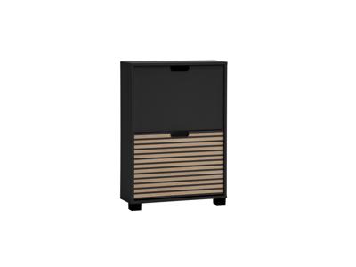 Schildmeyer Schoenenkast Ryker (2 vakken, Matzwart)