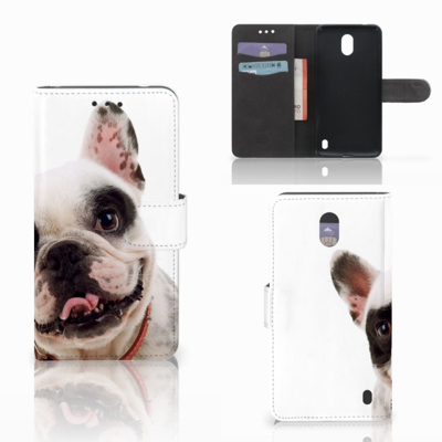 Nokia 2 | Telefoonhoesje | Met pasjeshouder | Franse Bulldog