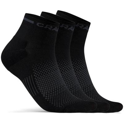 Craft 1910637 Core Dry Mid Sock 3-Pack - Black - 37/39 Craft 1910637 Core Dry Mid Sock 3-Pack - Black - 37/39