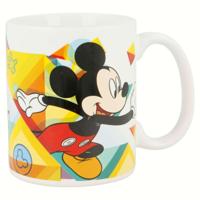 Mok Mickey Mouse Happy smiles Blauw Rood Keramisch 350 ml - thumbnail