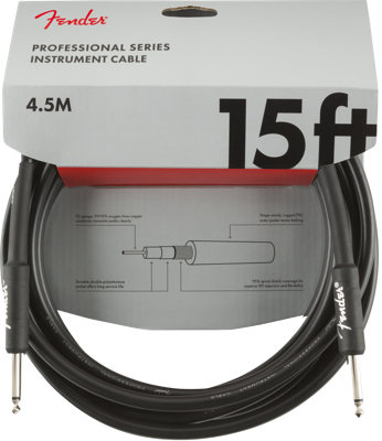 Fender Instrumentkabel Professional Series, Jack-Jack, 4.5m