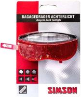 Simson Achterlicht batterij bagagedrager led rood - thumbnail