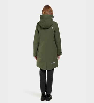 Didriksons Ilma Parka Jas Dames Deep Green 42