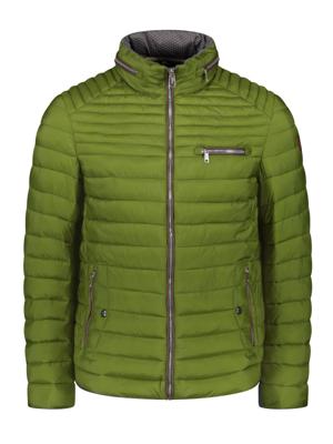 Groene gewatteerde jas Norwick Green van Milestone | ShirtDeal